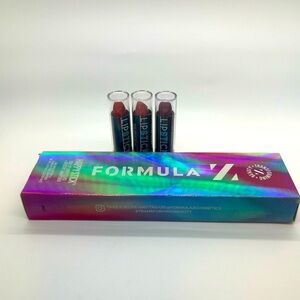 Formula Z Cosmetics Happy Stick Duo Lip Liner+Sharpener +3Lipsticks Color Instit